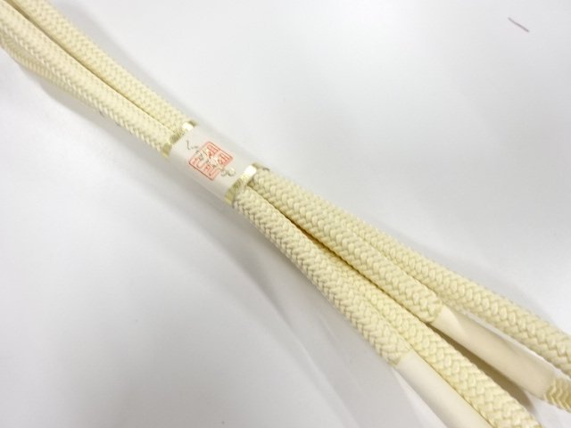 JAPANESE KIMONO / UNUSED HAND-TIED OBIJIME